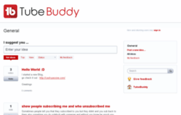 tubebuddy.uservoice.com