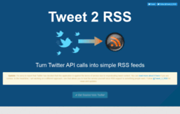 tweet-2-rss.appspot.com