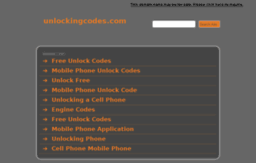 unlockingcodes.com