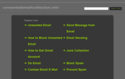 unwantedemailcollection.info