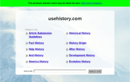 usehistory.com