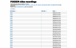 video.fosdem.org