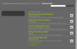 votetrainwreckrevival.com