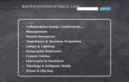 wantmylostloverback.com