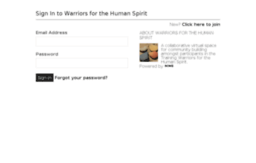 warriorsforthehumanspirit.ning.com