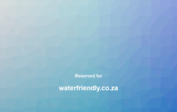 waterfriendly.co.za