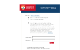 webmail.sydney.edu.au