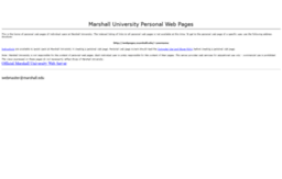 webpages.marshall.edu