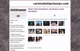 wezy.carnivalshipclasses.com