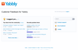 yabbly.uservoice.com