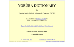 yorubadictionary.com