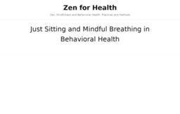 zenforhealth.com