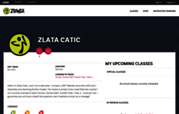 zlatacatic.zumba.com