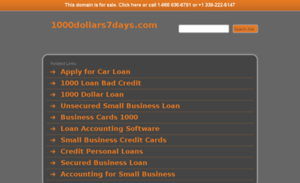 1000dollars7days.com