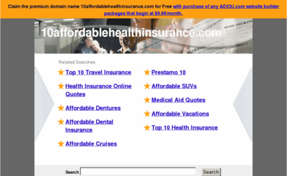 10affordablehealthinsurance.com