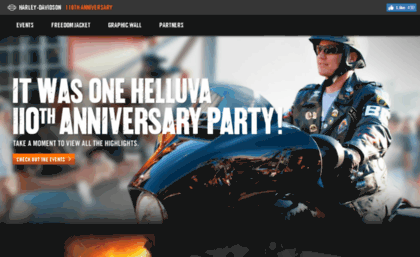 110.harley-davidson.com