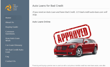 123-bad-credit-auto-loan.com