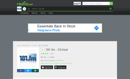 181fmchilled.radio.net
