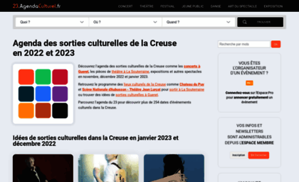 23.agendaculturel.fr