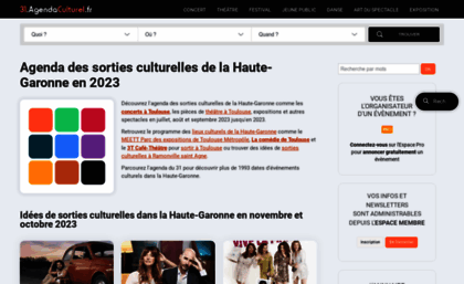 31.agendaculturel.fr