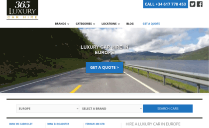 365luxurycarhire.com