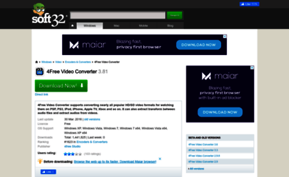 4free-video-converter.soft32.com