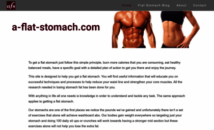 a-flat-stomach.com