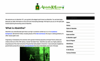 absinthe101.com