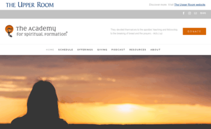 Academy Upperroom Org Website Home The Academy For