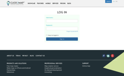 account.click2map.com