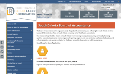 accountancy.sd.gov