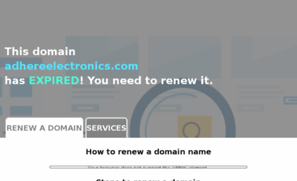 adhereelectronics.com