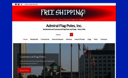 admiralflagpoles.com