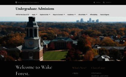 admissions.wfu.edu