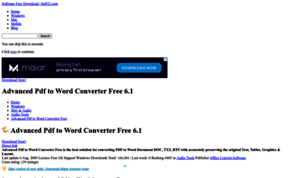 advanced-pdf-to-word-converter-free.soft32.com