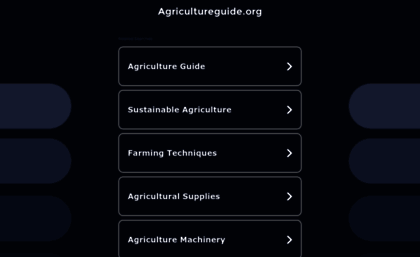 agricultureguide.org