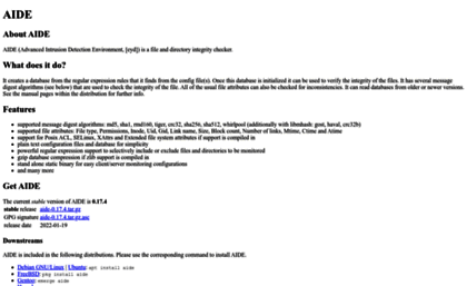 aide.sourceforge.net