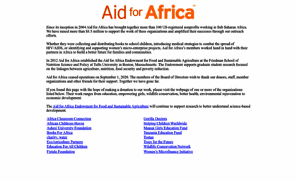 aidforafrica.org