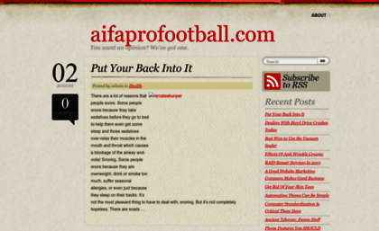 aifaprofootball.com