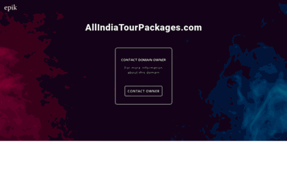 allindiatourpackages.com