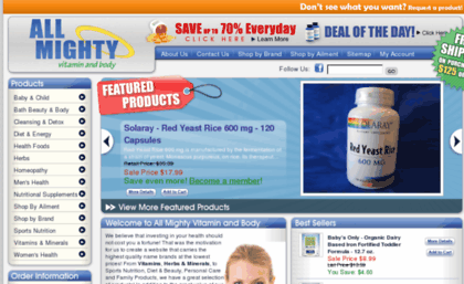 allmightyvitaminandbody.com