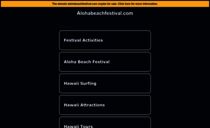 alohabeachfestival.com