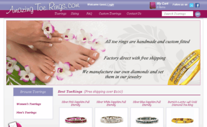 amazing-toe-rings.com