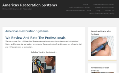 americasrestorationsystems.com