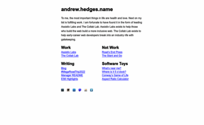 andrew.hedges.name