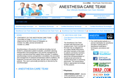 anesthesiacareteam.com