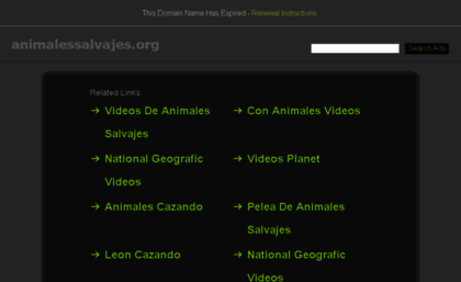 animalessalvajes.org