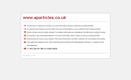 aparticles.co.uk