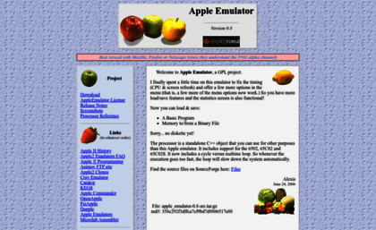 apple-emulator.sourceforge.net