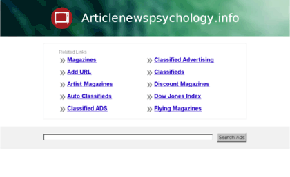 articlenewspsychology.info